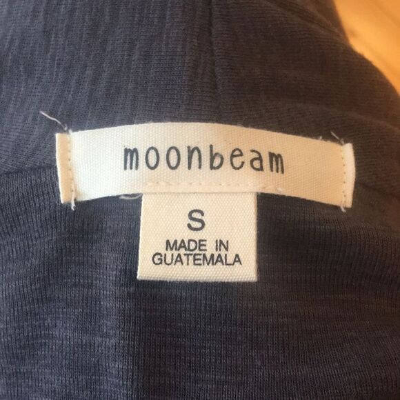 moonbeam marled dark gray open front long cardigan - Picture 6 of 6